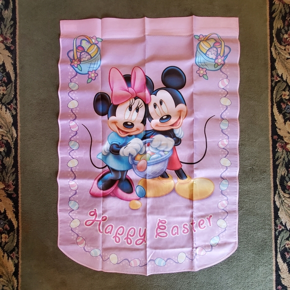 Hamilton Collection Disney Mickey Happy Easter Yard Flag - Picture 3 of 3